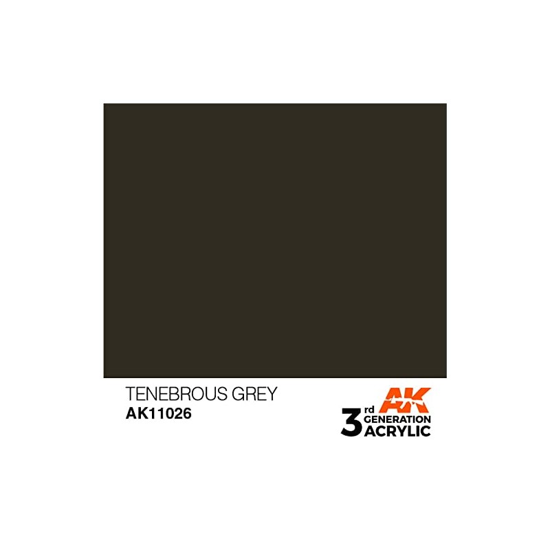 AK Acrylics 3Gen AK11026 Tenebrous Grey (17ml)