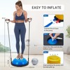 23in Balance Ball, 1600 lbs Half Exercise Ball with Nonslip