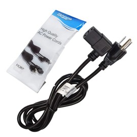 HQRP AC Power Cord Compatible with Sole E060001, F63 (21034), F65, F80, F83, F85 (21016), XE400, WE35, WE95, XE850, XU875, XR895, CE800, CT800, FT96 Treadmill Mains Cable, UL Listed