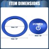 INFINAUTO Engine Start Stop Button Cover for Toyota Ignition Button