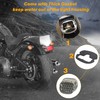 QUASCO Smoked Led Motorcycle Brake Tail Light Rear Taillight Compatible