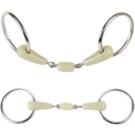Harry's Horse 41104109 12.5 Snaffle Bit Double Jointed Apple, M