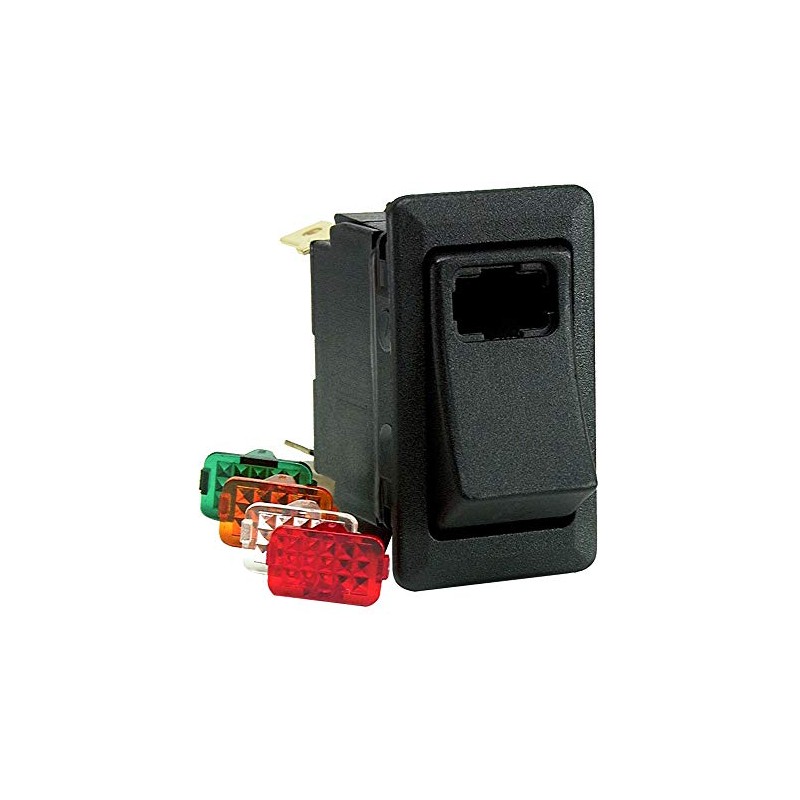 Cole Hersee Lighted Rocker Switch Spst On-Off 4 Blade