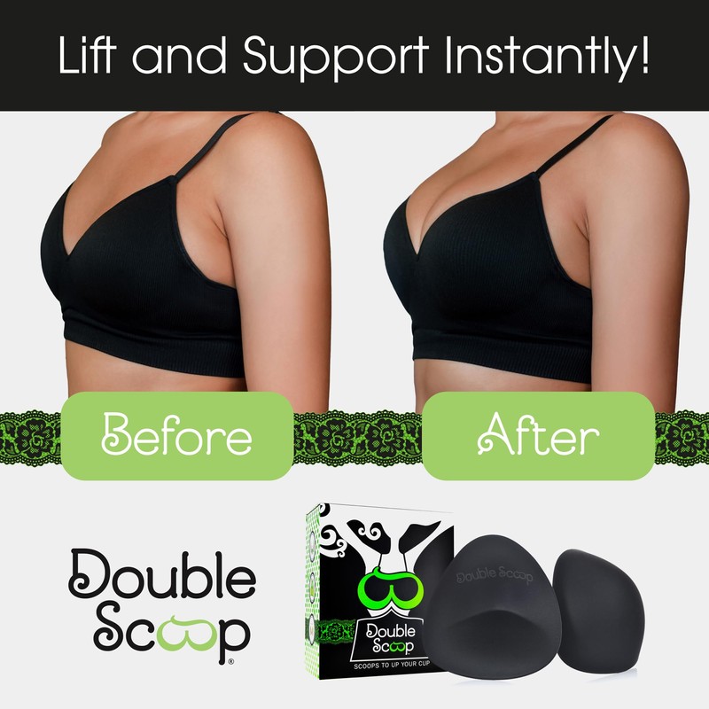 Double Scoop Women's Triangle Push Up Shaper for Bra &