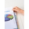 Avery 8 Tab Button Pocket Divider A4