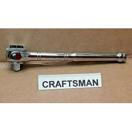 CRAFTSMAN  43795 Thumb Wheel 1/4 Drive RATCHET WRENCH Tri Wing Polished Handle