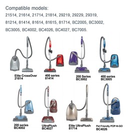 12 Pack Replacement Type Q/C 53292 HEPA Cloth Vacuum Bags Fit for Kenmore 5055, 50557, 50558, 20-53292, 53291, 200 series, 400 series, 600 series, 700 series, 800 series Canister Vacuum Cleaner