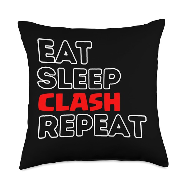 Eat Sleep Clash Repeat Video Game Royale Video Gamer Throw