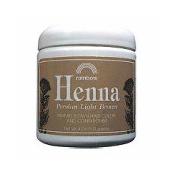 Henna PERSIAN LIGHT BROWN; 4 OZ  by Rainbow Research