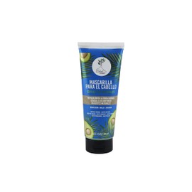 Mascarilla para el cabello Natural con Aceite de Girasol, Aceite de Coco, Aceite de Aguacate, Árbol Verde. 180 ml.