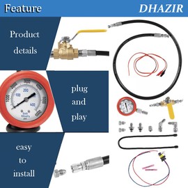 High Pressure Oil System IPR Air Test Tool Kit Fit for Ford 6.0L 7.3L Powerstroke Diesel