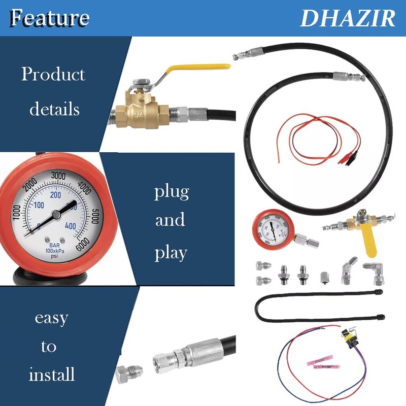 High Pressure Oil System IPR Air Test Tool Kit Fit