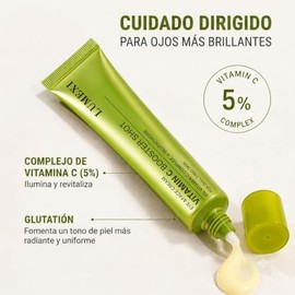 Sérum Facial Brillo y Antiarrugas,Vitamina C con Glutatión y Vitamina E, Vitamin C Booster Shot,Tratamiento Unifica el Tono, Suaviza la Piel, Uso Diar