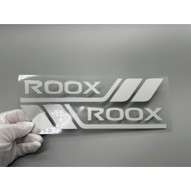 Lukes Car Sticker Decal Sticker for Cars such as Lukes B40 Series Waterproof Sticker Side Dress Up 1 Left and Right Side Stylish Heat Resistant Reflective (ROOX, Ginhaku)