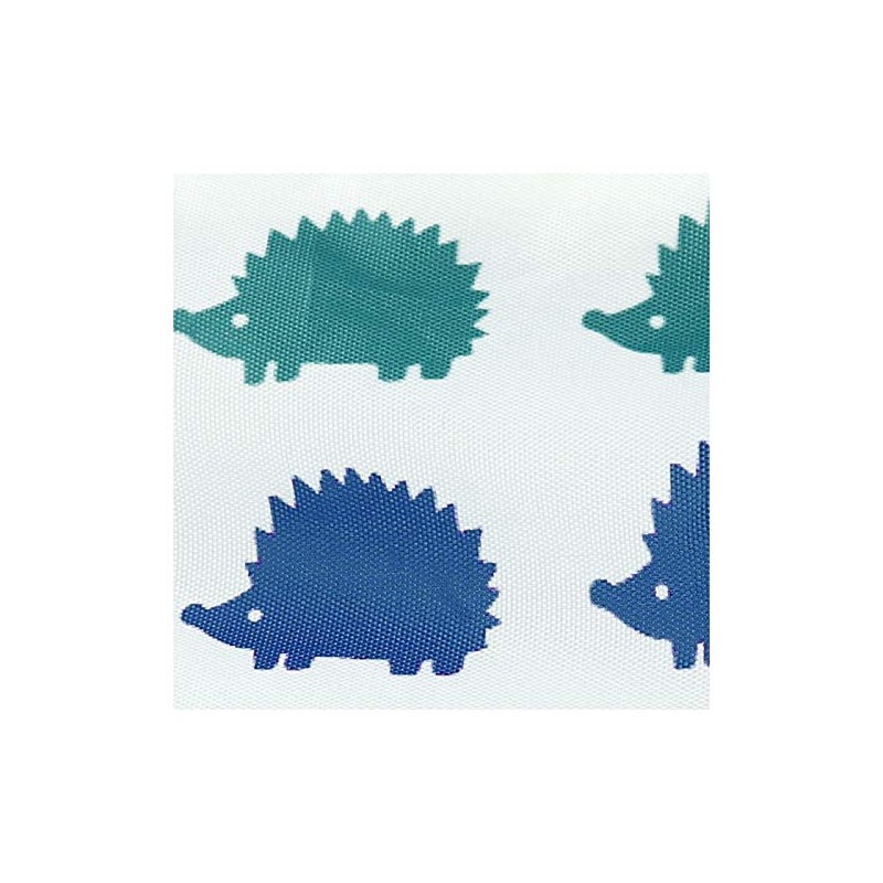 Scandinavian Forest Hedgehog Scarlet Folding Shopping Bag, red