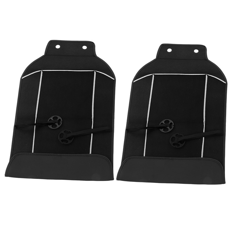 2Pcs Car Seat Anti Kick Pad Rear Back Dust Resistant