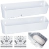 Umigy 2 Pack 11" Tip Out Tray for Sink with