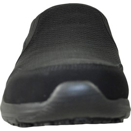 vangelo Professional Slip Resistant Men Slip On Work Sneaker for Food Service Health Care Nurse Nick-2 Black Men Size 7M
