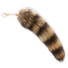 IKOPFLN Fox Tail Pendant, Key Ring Bag Accessories, Car Key