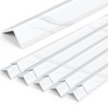 10 Pack 78 Inch Tile Edge L Trims, White Wall