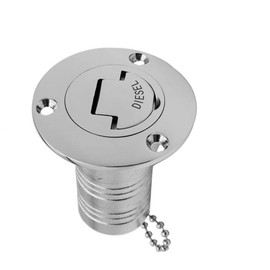 1.5" 38mm Marine Stainless steel 316 Deck Filler Fill Keyless Cap boat Hardware Accessories Socket yacht (Option: Diesel, 1.5" /38mm)