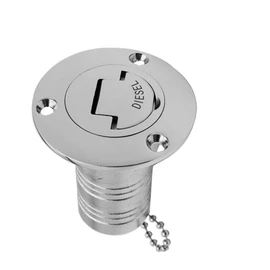 1.5" 38mm Marine Stainless steel 316 Deck Filler Fill Keyless Cap boat Hardware Accessories Socket yacht (Option: Diesel, 1.5" /38mm)