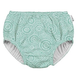 green sprouts Eco Pull-Up Swim Diaper - Mint Sand Dollar - 4T
