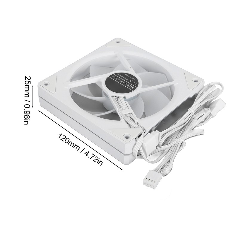 120mm ARGB PWM Case Fan 800 to 2000RPM 4pin PWM