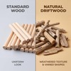 20 Pcs Natural Driftwood Pieces Branch Slices Craft Sticks Beach