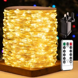 ZELUXDOT 2000 LEDs String Lights Fairy String Lights 660FT Long Outdoor Waterproof Copper String Lights with Remote 8 Modes for Bedroom, Patio, Gardens, Wedding, Party,Christmas Tree