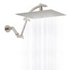 Hibbent All Metal cUPC Certified Rain Shower Head, 12'' High