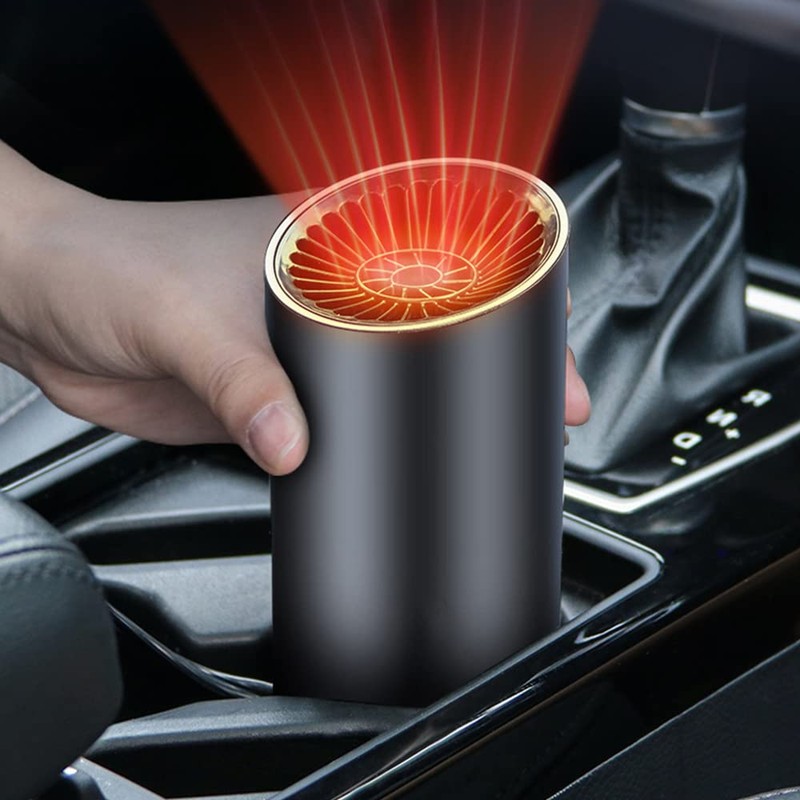 Baceyong 150 W 24 V Auto-Heizlüfter, tragbarer Auto-Windschutzscheiben-Entfroster, Stecker in