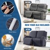 TAOCOCO Recliner Loveseat Cover, Stretch Jacquard Reclining Loveseat Cover Furniture