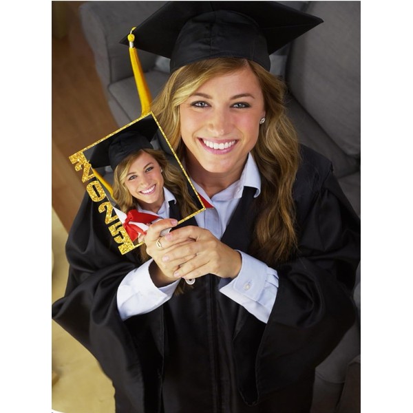 2 pack Custom Graduation Fans , senior party