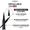 L'Oréal Paris Infaillible 27h Grip Precision Felt Liner, Black, Eyeliner