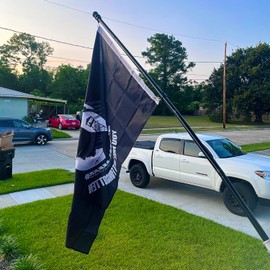 ZEKVY Embroidered Pow Flag 2x3 Outdoor Made in USA - Double Sided Heavy Duty Vivid Color Pow Mia Flag with 2 Brass Grommet