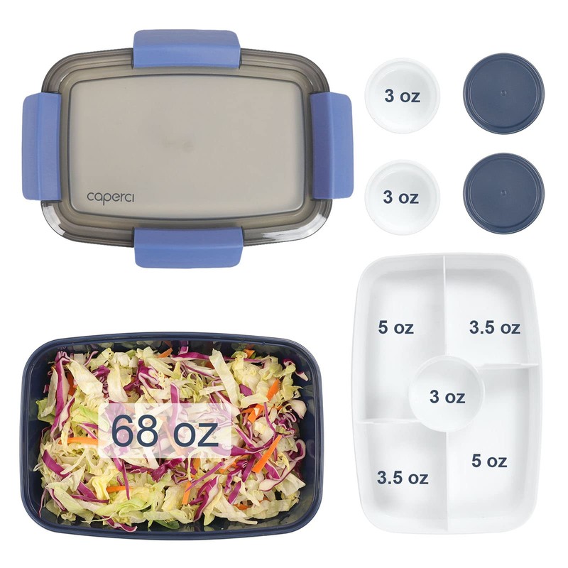 Caperci Caperci Large Salad Container Bowl for Lunch - Better