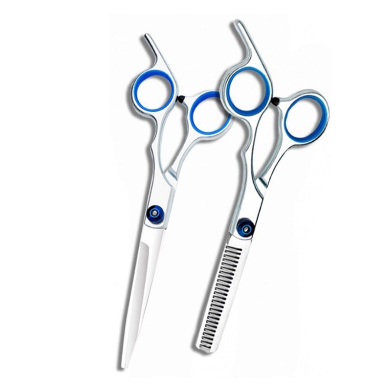 10pcs Hair Cutting Scissors Kit Thinning Trimming Stainless Steel Professional