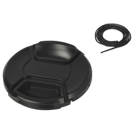 vhbw Lens Cap Compatible with Canon EF 100 mm 2.8L Macro is USM, Canon EF 24-85 mm 3.5-4.5 USM Camera - Plastic, Black, 67 mm