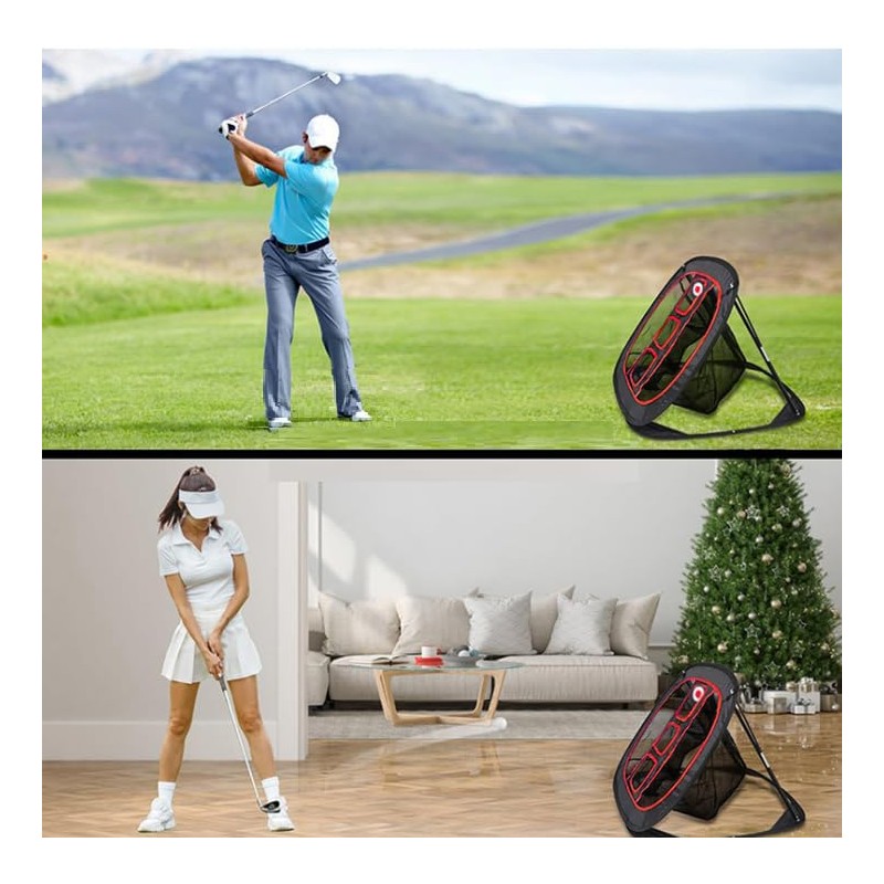 Golf Chipping Practice Net - Men Women Gift- Backyard Driving