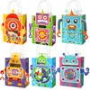24 Pcs Robot Party Supplies Candy Gift Bags, Robot Goodie