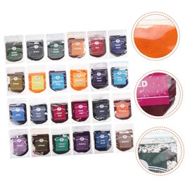 Operitacx 2 Pieces 24 Tie-Dye Powder Kits Tie Dye Set for Children Tie Shirt Kit Ties for Tie Dye Kit Clothing Colouring Packages Multicoloured Tie-dye Pigment Kit Synthetic Colour Powder
