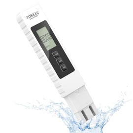 gliship TDS Meter Digital Water Tester, 3 in 1 TDS EC & Temperature Meter(°C, °F) 0-9990 ppm Water Quality Tester Portable Water Testing Kits for Hydroponics Aquariums Spa Water RO/DI Systems