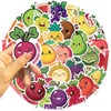 Bifarde 50Pcs Cute Cartoon Fruits Stickers - Waterproof Vinyl Decals