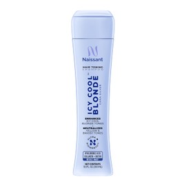 Naissant  Nuance Shampo Canas tono plateado elimina la amarillez del cabello gris proporcionando detalles plateados sin parabenos  Matizante Tono...  
