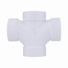 CHARLOTTE PIPE 1 1/2 DWV Double Sanitary TEE DWV (Drain,