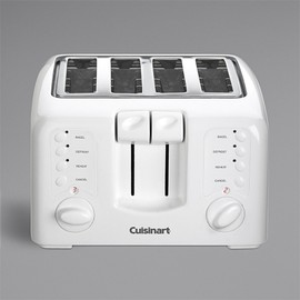 4-Slice White Compact Toaster - CPT-140WH