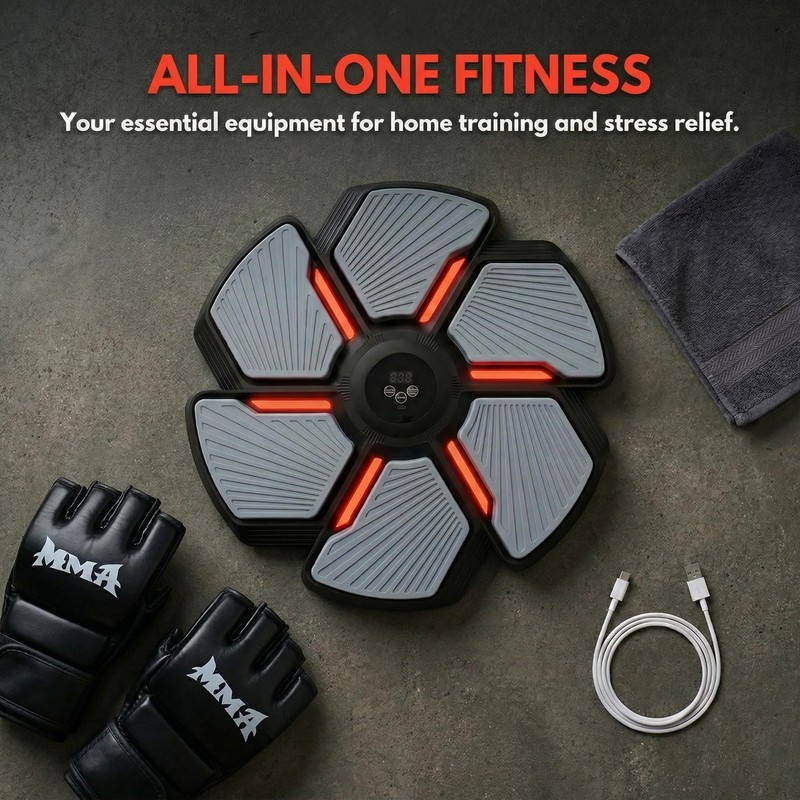 Music Boxing Machine, Smart Bluetooth Punching Trainer Wall Mounted with