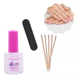 Prosa Kit Manicure Endurecedor De Uñas Lima Palillo Naranja