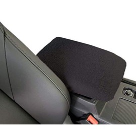 Car Console Covers Plus Fleece Center Armrest Console Cover Designed for Honda Accord Models 2008-2012 for Center Console Lid Made in USA Black